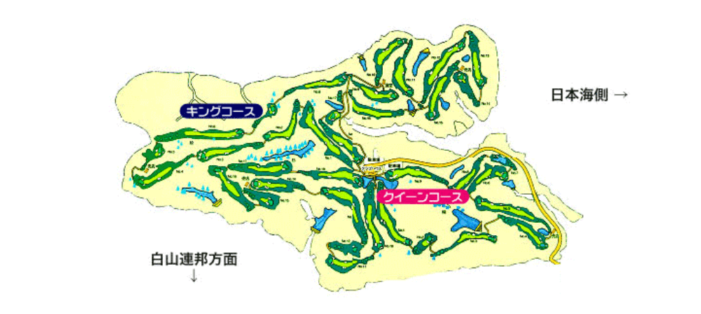 コースガイド 公式 山代ゴルフ倶楽部 山代温泉 山中温泉から一番近いゴルフ場